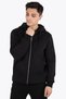 5487 Zippered Hooded Kangaroo Pocket 3 Thread Ribbed Sweat - 2