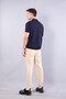 10026 self-striped zippered collar knit t-shirt - 6