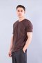 2021 V-neck Basic Single Jersey Regular Fit T-shirt - 2