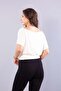 6982 (N-2802) Boat Neck Short Sleeve Tunic Blouse - 3