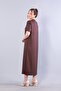 26674 O-Neck Long Modal Dress - 4