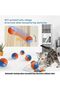 Interactive Cat Toys Ball,Automatic 360° Self-Rotating Rolling Ball, with 1 Fuzzy Toy,for Pet Lover - 7
