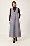 Plaid V-Neck Jacket