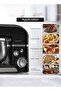 5L Stand Mixer, 6 Speed Electric Food Mixer with Whisk Dough Hook & Flat Beater - 3