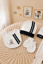 Championship Themed Black and White 8-Piece Newborn Baby Fan Set - 2