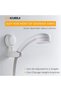 Vacuum Suction Wall Mounted Hand Shower Holder,Adjustable and Reusable Drill-Free Shower Head Stand,Waterproof ABS Material - 4