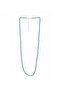 Blue Crystal Stone Women's Long Necklace
