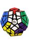 Megaminx Speed Cube,3x3x3 Pentagonal Dodecahedron Magic Cube Puzzle,Black - 6