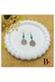 Love Drop & Turquoise Natural Stone Women Earrings - 3