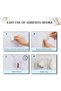 8-Pack Clear Adhesive Hooks,Waterproof Shell-Shaped Wall Hooks for Bathroom and Kitchen,No-Drill Reusable Towel and Sponge Organizer - 6