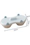 Microwave Double Egg Poacher Maker with Lid, Detachable Drain Basket Poached Egg Cooker Steamer - 2