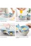 Microwave Double Egg Poacher Maker with Lid, Detachable Drain Basket Poached Egg Cooker Steamer - 4