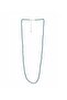 Blue Crystal Stone Women's Long Necklace - 2