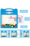 Magnetic Drawing Board for Toddlers,Educational Art Toy with Magnetic Beads and Pen,Magna Doodle Board for Kids Ages 1-4 - 2