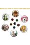 796-Piece Plastic Safety Eyes and Noses Kit,6-20mm Black and Colorful Craft Doll Eyes with Washers - 7