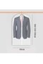 Set of 10 White Garment Bags Clothes Covers Protecting Dusts,Lightweight, Dress Bag with Full Zipper - 6