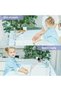 2Pcs Faucet Extender for Baby, Silicone Sink Extender, Detachable Sink Handle (Blue & White) - 4
