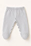Baby Boy Navy Blue Striped Bow Tie 5-Piece Hospital Discharge Set – Boxed - 3