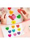 1000pcs Heart Shaped Self-Adhesive Sticker Labels,2 Rolls,Waterproof Vinyl Decals for Crafts,Wedding Decor,and Gift Wrapping - 5