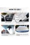 Foldable Car Windscreen Cover, UV Dust Water Protection Cover in All Weather (200 x 70cm) - 4