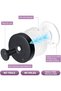 Matte black bathroom hooks,for towels, robes, installed on bathroom walls, kitchens - 3