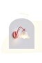 Modern Flower-Shaped Metal Wall Lamp,Rustic Bedside Sconce for Bedroom,Corridor and Stairs - 2
