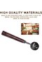 Vintage Coffee Measuring Spoon, Tablespoon Stainless Steel, Long Walnut Handle Coffee Scoop - 4