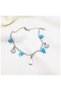 Turquoise Natural Stone Seashell Women's Anklet
