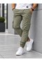 Cargo Trousers, Cotton Stretch Fabric, Elastic Waist and Hem, Cargo Pants - 3