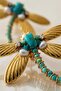 Steel dragonfly model earrings - 2