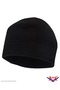 Men's Black Winter Fleece Gloves - Fleece Beanie - Fleece Neck Collar Set of 3 - 3