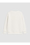 Ozmarka New Season White Printed Boys' Sweatshirt 2-Pack - 3