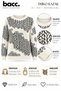 Women's Ecru Crew Neck Patterned Knitwear Sweater - 3