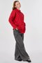 Appliqué Detailed Cotton Tunic Red - 2