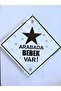 Caution: Baby in the Car / 3 mm Plexiglass Sun-Proof Warning Sign 15X15 cm / Star Model