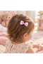Set of 4 Hairless Baby Hair Clips Mini Bow Hair Clips - 4