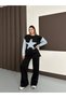 Women's Quality Jean Sleeve Star Motif Double Set