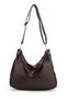 Women's Shoulder/Crossbody Bag with Metal Ring and Clip Detail - 3