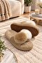 Double Pompon Model Women's House Slippers - Warm and Fluffy Slippers with Noiseless Soles - 2