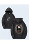 Evanescence Printed New Season Oversize Sweatshirt, 3-Yarn Soft Fabric