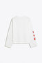 Eazy Unisex Oversize Long Sleeve T-Shirt 100% Cotton Ecru Western Dept. Cowboy Boots Printed Boxy Fit T-Shirt - 5