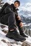 Ht110.396A Men's Outdoor Trekking Shoes Black Waterproof Non-Slip Sole Nature Hiking Shoes - 3