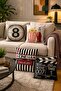 Cinema Icons Patterned 4-Piece Throw Pillow Cover Set - 2