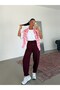 Bel Rubber Balloon Tracksuit - Burgundy - 3