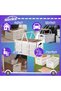 Motruk Foldable Design Plastic Rectangular Transparent Color Storage Box with Small to Large Size - 3