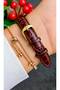 Gift: 2-Year Warranty, Leather Strap, Gold Case, Women's Wristwatch + Bracelet as a Gift - 5