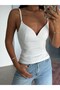 Strappy Cup Bustier - White - 2