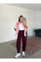 Bel Rubber Balloon Tracksuit - Burgundy