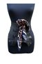 Leopard Asymmetric Women's Leather Belt |   Scarf Detailed Corset Belt - Standard Size - 6