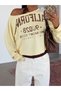 California Printed Elastic Waist Blouse - Yellow - 2